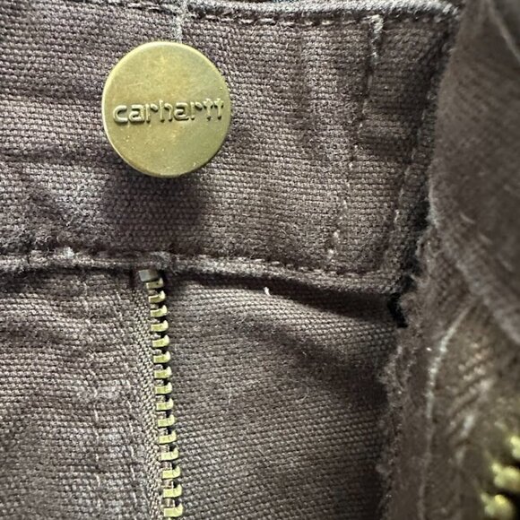 Carhartt Women’s Loose Fit Work Pants – Size 10 Regular – Brown - Picture 3 of 7